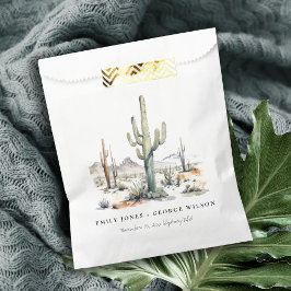 Western Boho Cactus Wüste Landscape Wedding Geschenktütchen