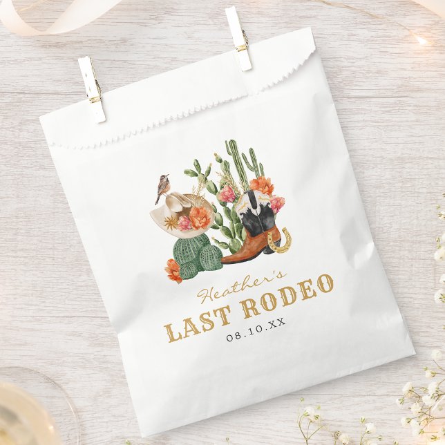 Western Boho Geschenktütchen (Western Theme Boho Favor Bag by Painted Paperie
)
