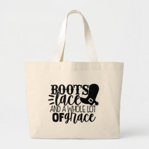 Western Boots Line Dancing Sassy Princess Cowgirl Jumbo Stoffbeutel