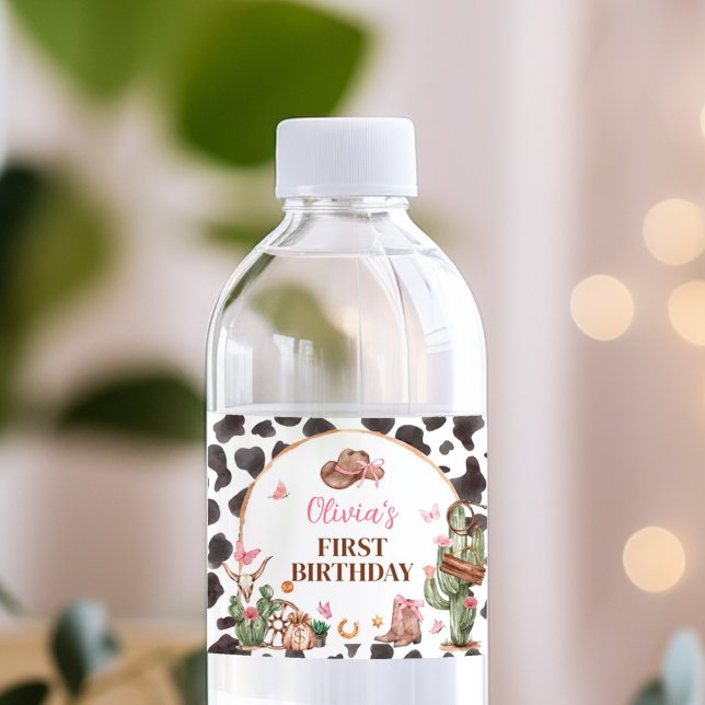 Western Bows Pink Cowgirl Geburtstag (Von Creator hochgeladen)