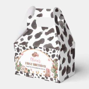 Western Bows Pink Cowgirl Geburtstag Geschenkschachtel