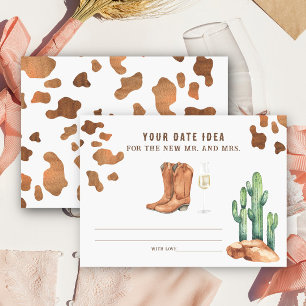 Western Brautparty Datum Nachttipps Datum jar Begleitkarte