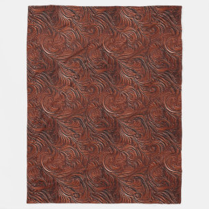 Western Brown Bohemisch Art Fleecedecke