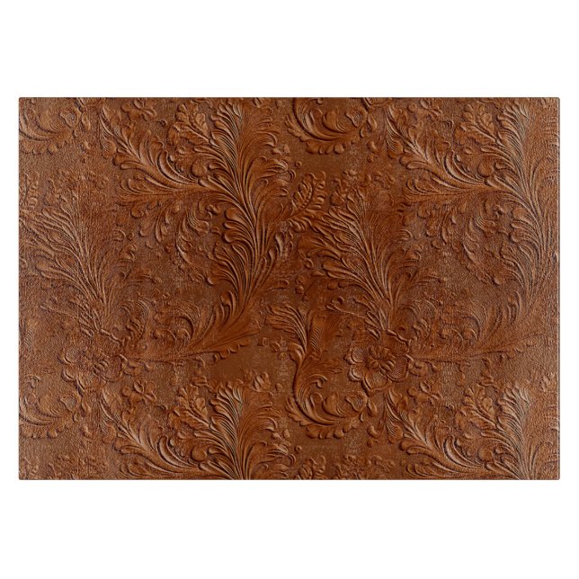 Western Brown Bohemisch Art Schneidebrett (Vorderseite)