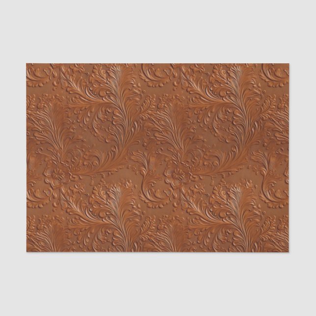 Western Brown Bohemisch Art Seidenpapier (Vorderseite)