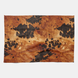 Western Brown Cowhide Cowboy Cowgirl Geschirrtuch