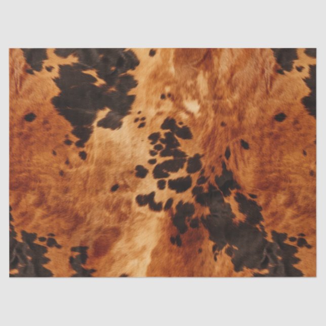 Western Brown Cowhide Seidenpapier (Vorderseite)