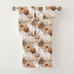 Western Brown Cream Floral sud-ouest