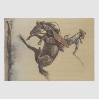 Western "Bucking Horse" von Will James Seidenpapier