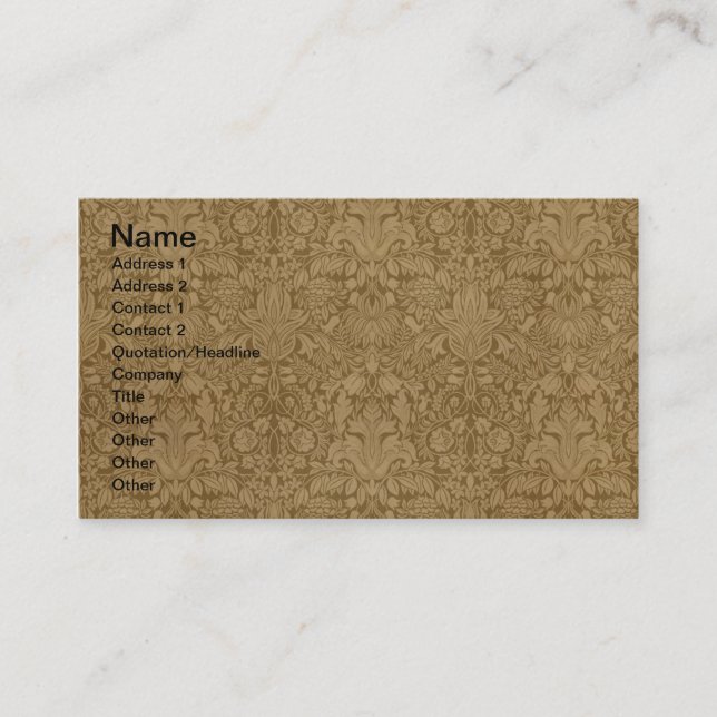 Western Buffalo Bill Wild West Visitenkarte (Vorderseite)