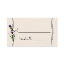Western Calla Lily Posh Wedding Platzkarten