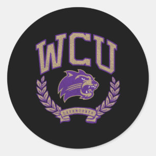 Western Carolina Catworts Sieg Runder Aufkleber
