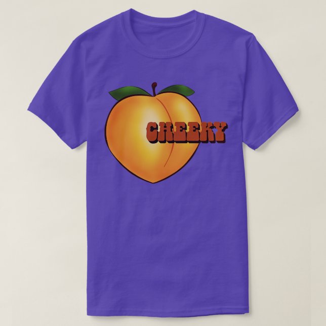 Western Cheeky Peach TShirt (Design vorne)