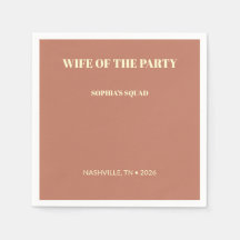 Western Chic Ehefrau des Party Junggesellinnenabsc