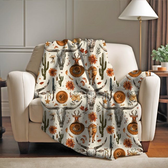 Western Chic Fleece Blanket (Von Creator hochgeladen)