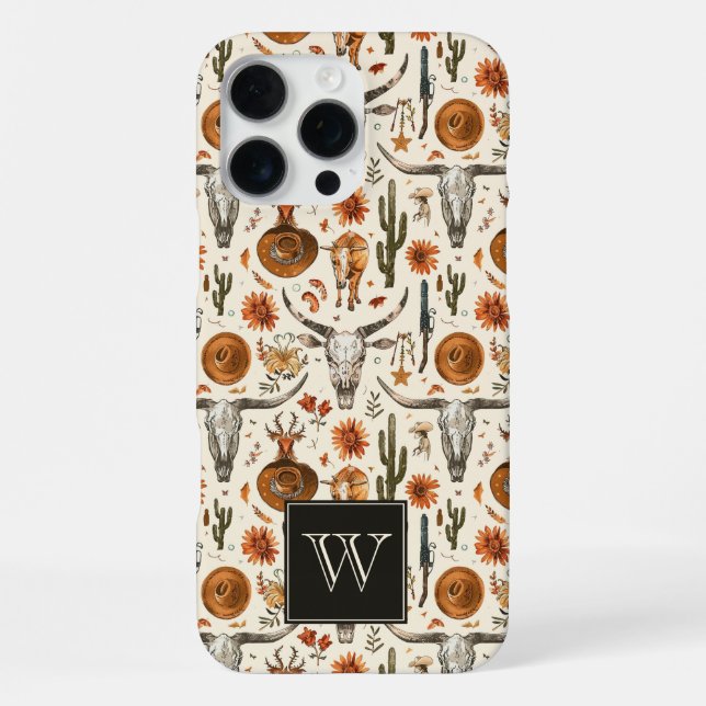 Western Chic  iPhone 16 Pro Max Hülle (Rückseite)