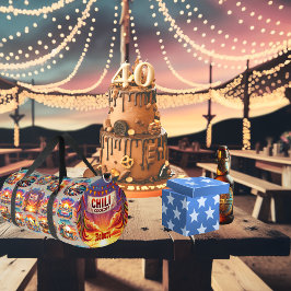 Western Chili Cookoff-Szenen 1 Benutzerdefiniert Duffle Bag