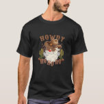 Western Christmas Cowboy Santa Christmas Howdy Ho T-Shirt<br><div class="desc">Western Weihnachts Cowboy Weihnachten Weihnachten Howdy Ho Ho Ho Premium</div>
