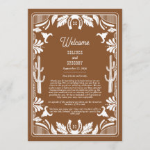 Western Country Cowboy Wedding Brown Tour