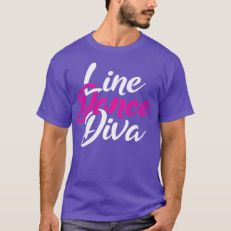 Western Country Line Tanz Diva Frauen Geschenklini T-Shirt