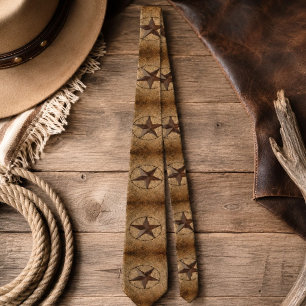 Western Country Rustikale Jute Primitive Texas Ste Krawatte