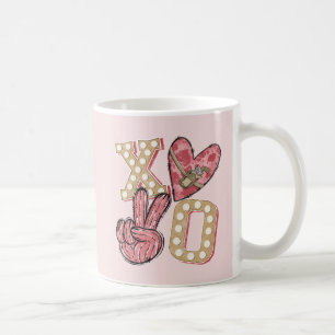 Western Country Xoxo Hugs und Kisses Kaffeetasse