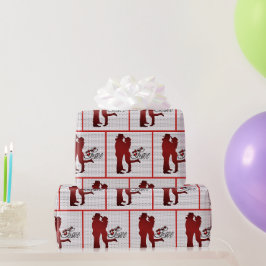 Western Couple Romantic Liebe Geschenk Wrap Geschenkpapier
