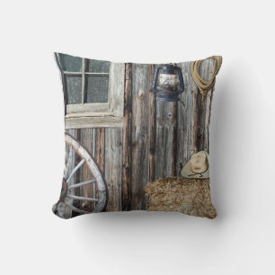 Western Cowboy Barn Coussin