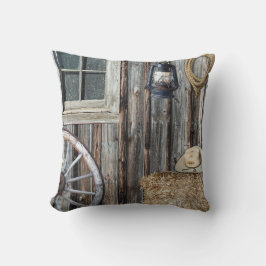 Western Cowboy Barn Kissen