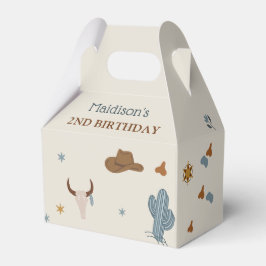 Western Cowboy Birthday Party Gefälligkeitsbox Geschenkschachtel