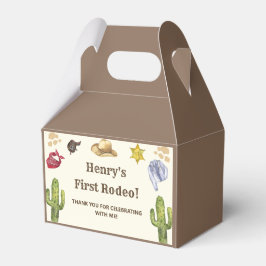Western Cowboy Birthday Party Gefälligkeitsbox Geschenkschachtel