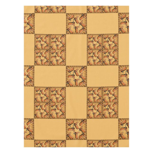 Western Cowboy Boot Block Design Tischdecken (Vorderseite)