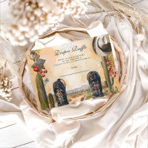 Western Cowboy Boots Diapper Raffle