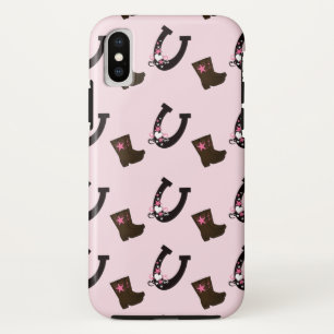 Western Cowboy Boots Horseshows Handy Case