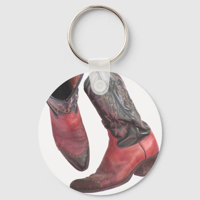 Western Cowboy Boots Schlüsselanhänger (Vorderseite)