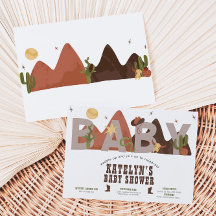 Western Cowboy Boy Babydusche