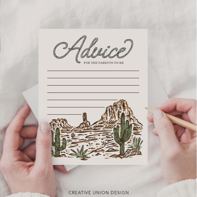 Western Cowboy Boy Babyduschratenkarte (Von Creator hochgeladen)