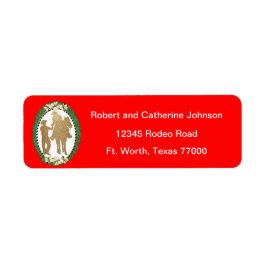 Western Cowboy Cowgirl Horse
