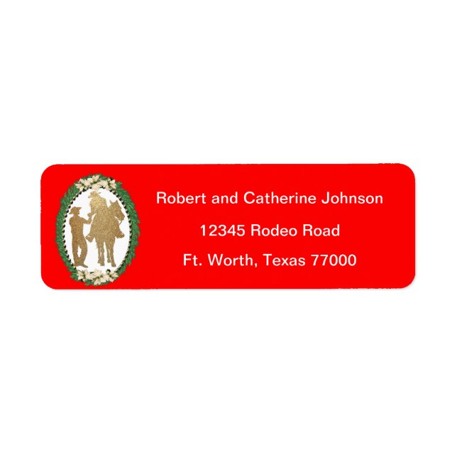 Western Cowboy Cowgirl Horse (Vorne)