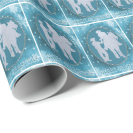 Western Cowboy Cowgirl Horse Holiday Geschenkwrap Geschenkpapier