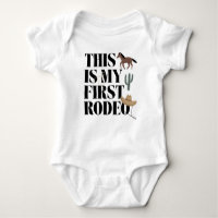Western Cowboy Das ist mein erstes Rodeo Baby 