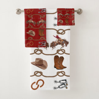 Western Cowboy Essentials Badhandtuch Set