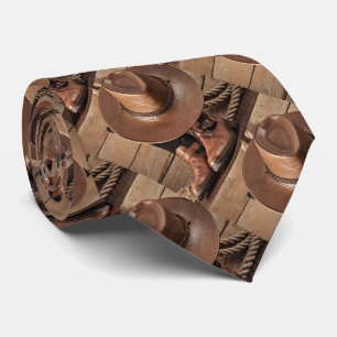 Western Cowboy Pferdereiten Boots Hats Krawatte