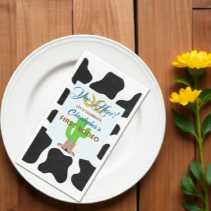 Western Cowboy Rodeo Geburtstag Serviette