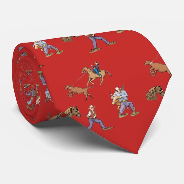 Western-Cowboy-Rodeo-Ranch-Krawatte Krawatte (Gerollt)