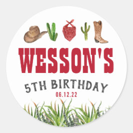 Western Cowboy Rodeo Sticker