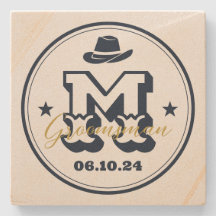 Western Cowboy Rustic Monogram Trauzeuge Trauzeuge