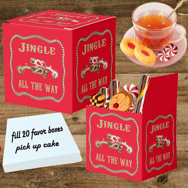 Western Cowboy Spurs Jingle Geschenkschachtel (Von Creator hochgeladen)