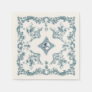 Western Cowboy Toile de Jouy Bandana Designpferd Serviette