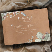 Western Cowboy Vintage Southwest Floral Wedding